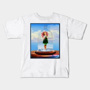 The Bathing Beauty Under Glass Kids T-Shirt